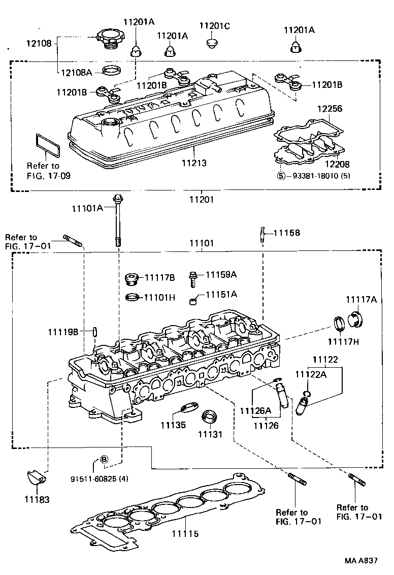 11101-79045 HEAD SUB-ASSY, CYLINDER product image