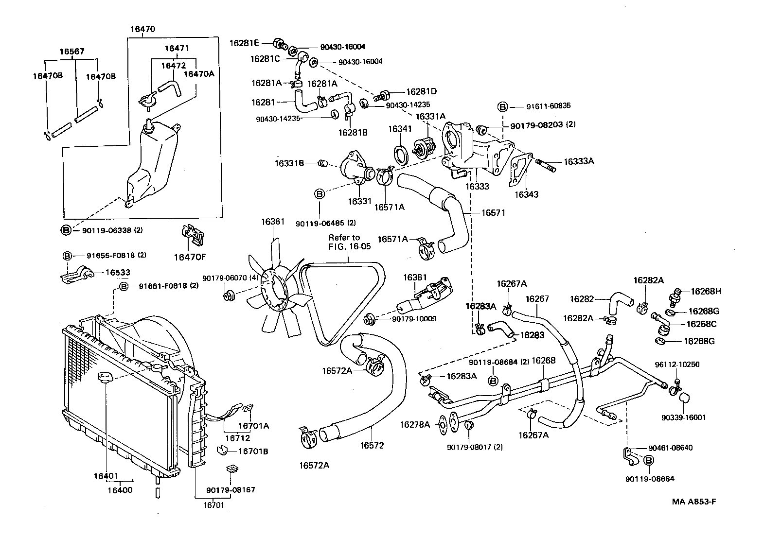Toyota 16400-42210 RADIATOR ASSY