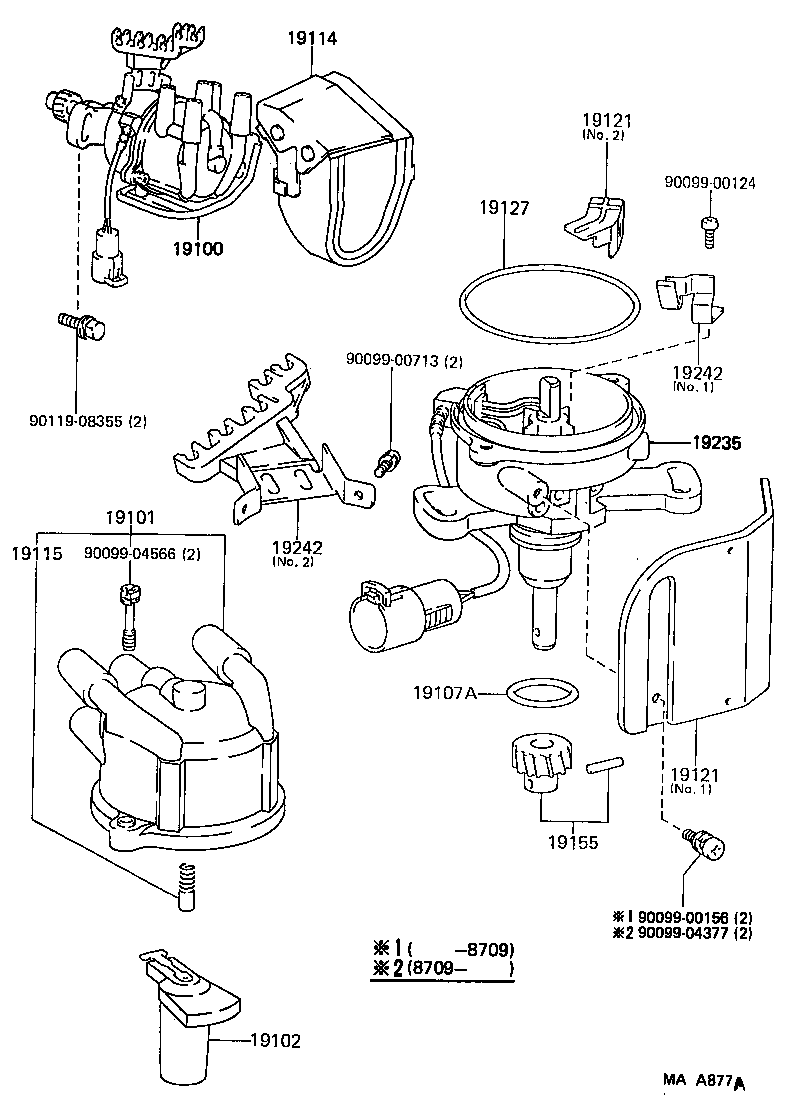 19114-02010 COVER, WATER PROOF(FOR DISTRIBUTOR) product image