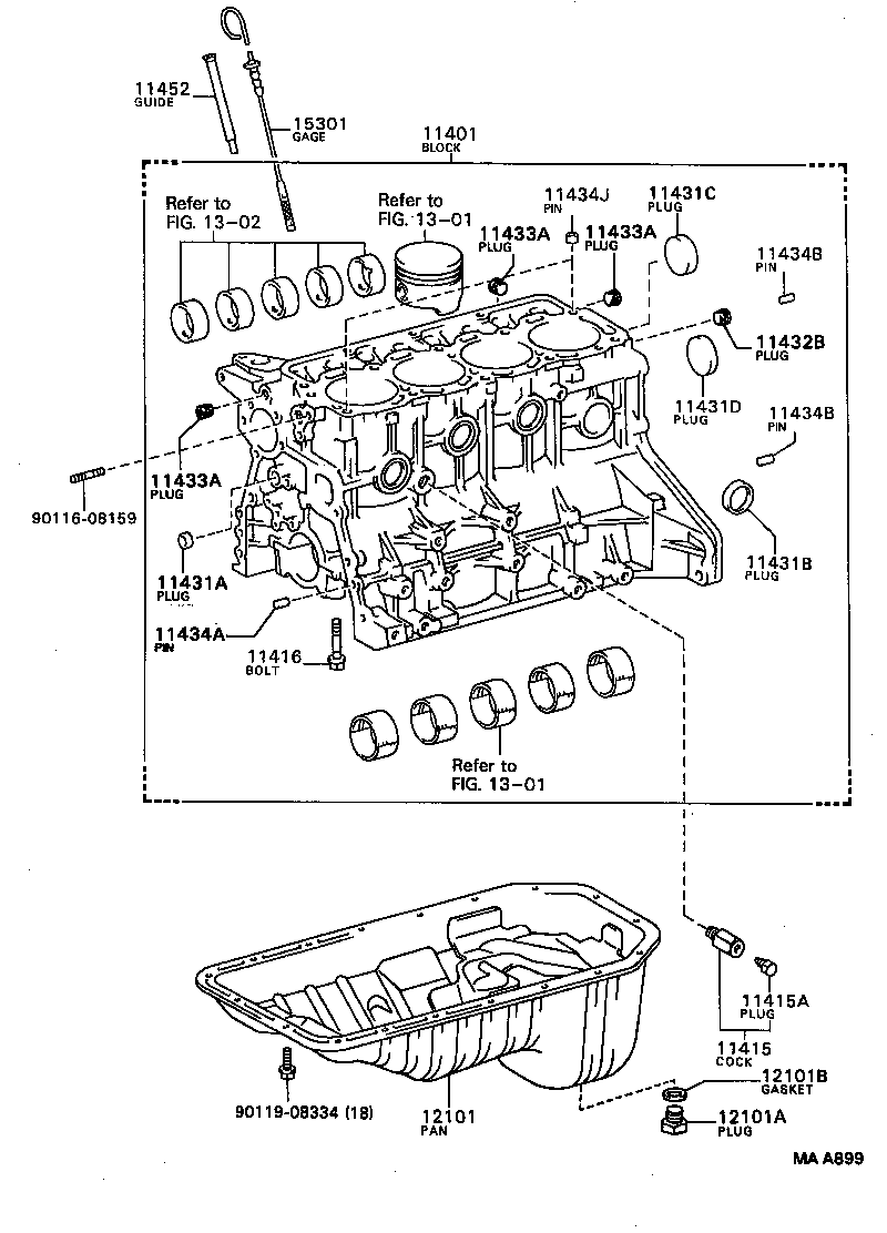 11448-67010 ORIFICE, CYLINDER BLOCK OIL product image