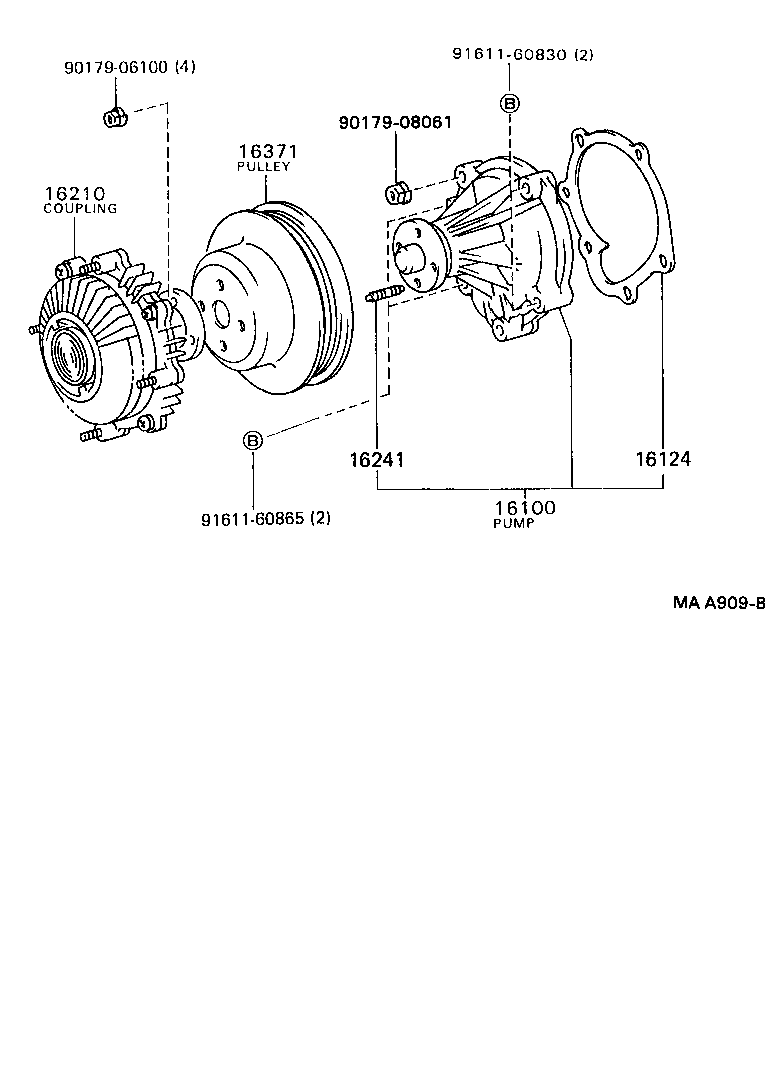 16210-67050 COUPLING ASSY, FLUID product image