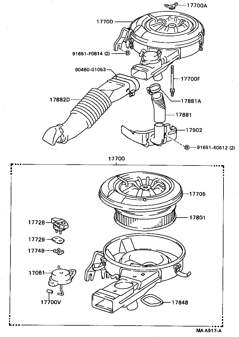 17878-04010 PIPE, INTAKE AIR CONNECTOR, NO.3 product image