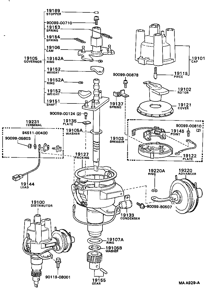 19105-72060 GOVERNOR SUB-ASSY product image