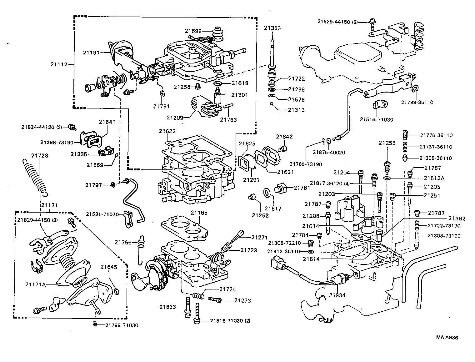 21272-71030 SCREW, THROTTLE ADJUSTING product image