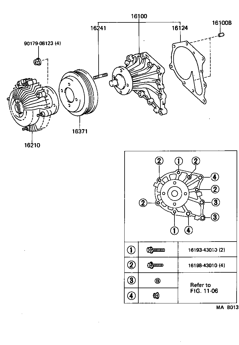 16258-70010 GASKET(FOR HEATER RETURN) product image
