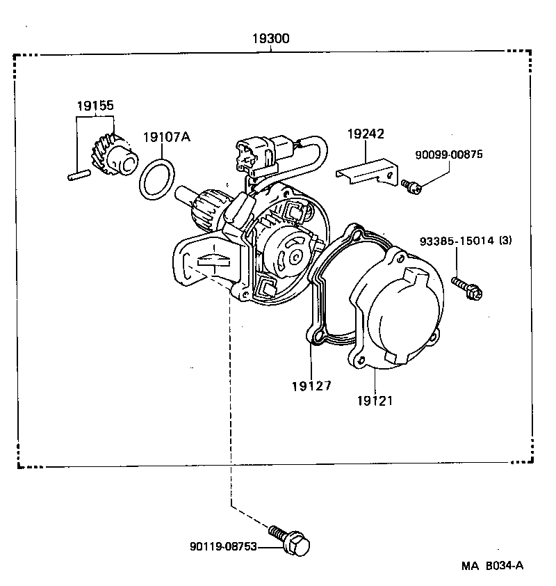 19102-70160 ROTOR SUB-ASSY, DISTRIBUTOR product image