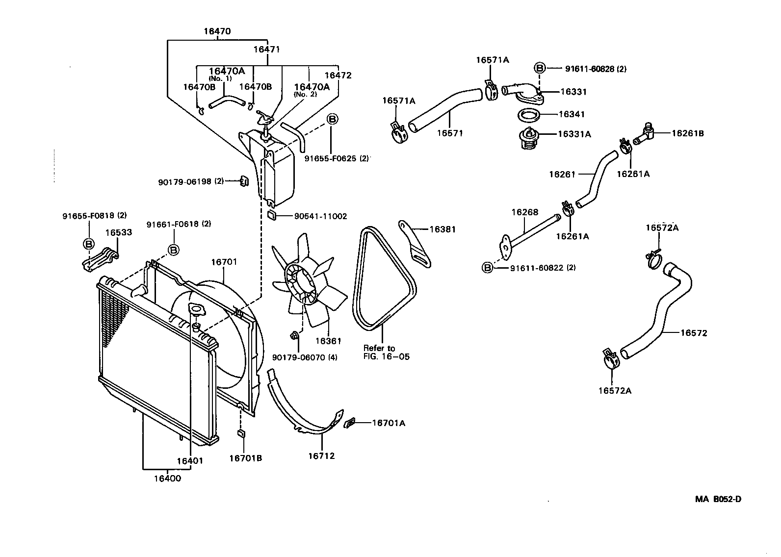 16381-70050 BAR, FAN BELT ADJUSTING product image