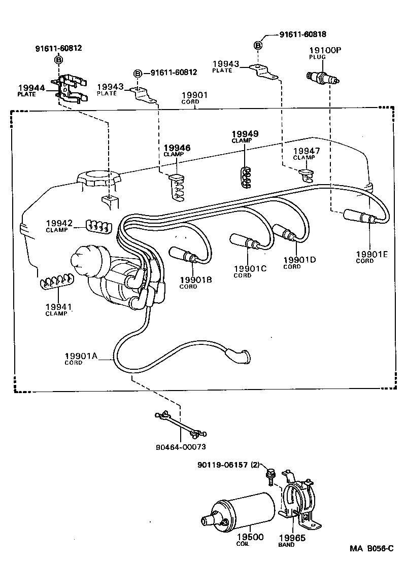 19871-54020 CONNECTOR, GLOW PLUG NO.1 product image