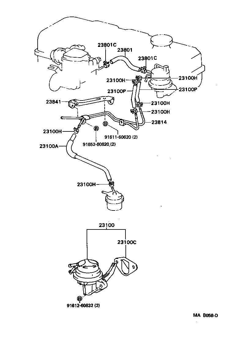 23100-73021 PUMP ASSY, FUEL product image