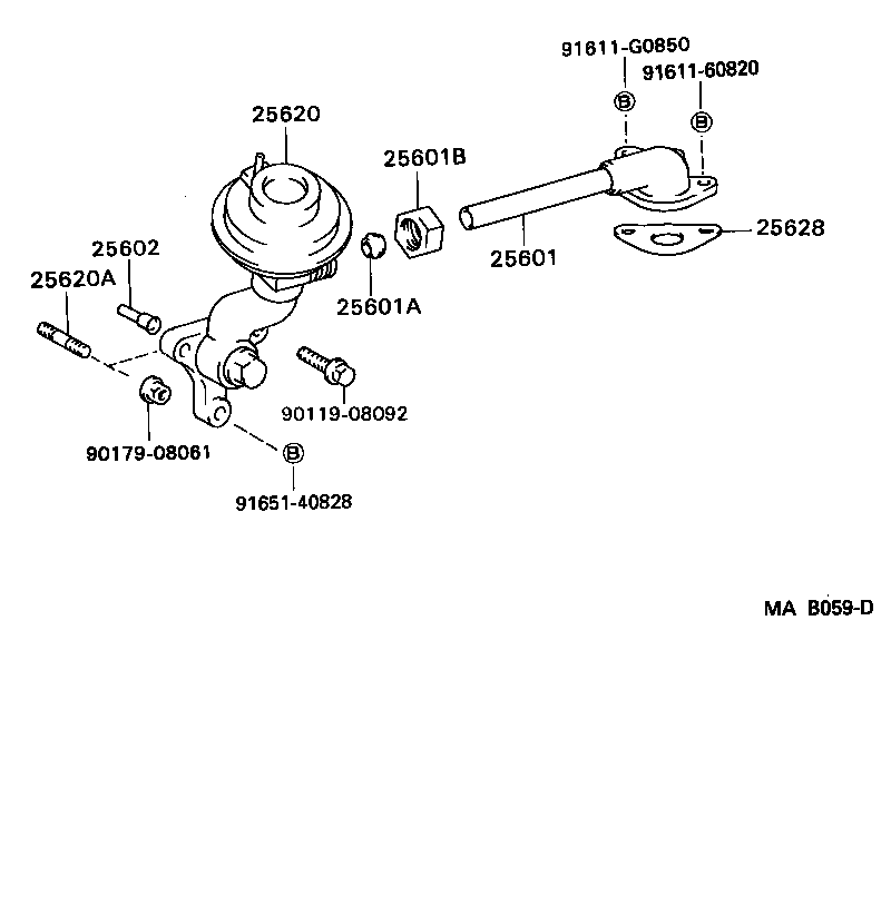 25627-42040 GASKET, EGR VALVE product image
