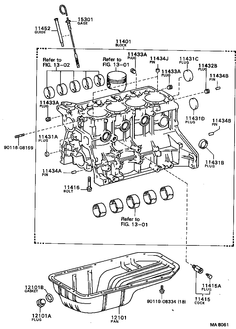 12102-46010 PAN SUB-ASSY, OIL, NO.2 product image