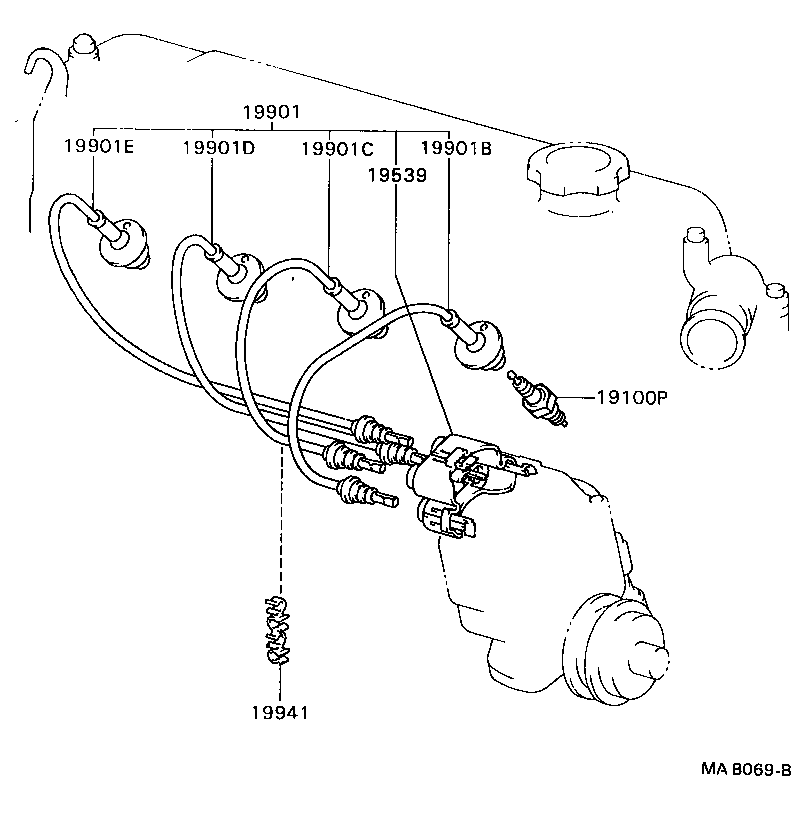 19968-70020 BRACKET, IGNITION COIL product image