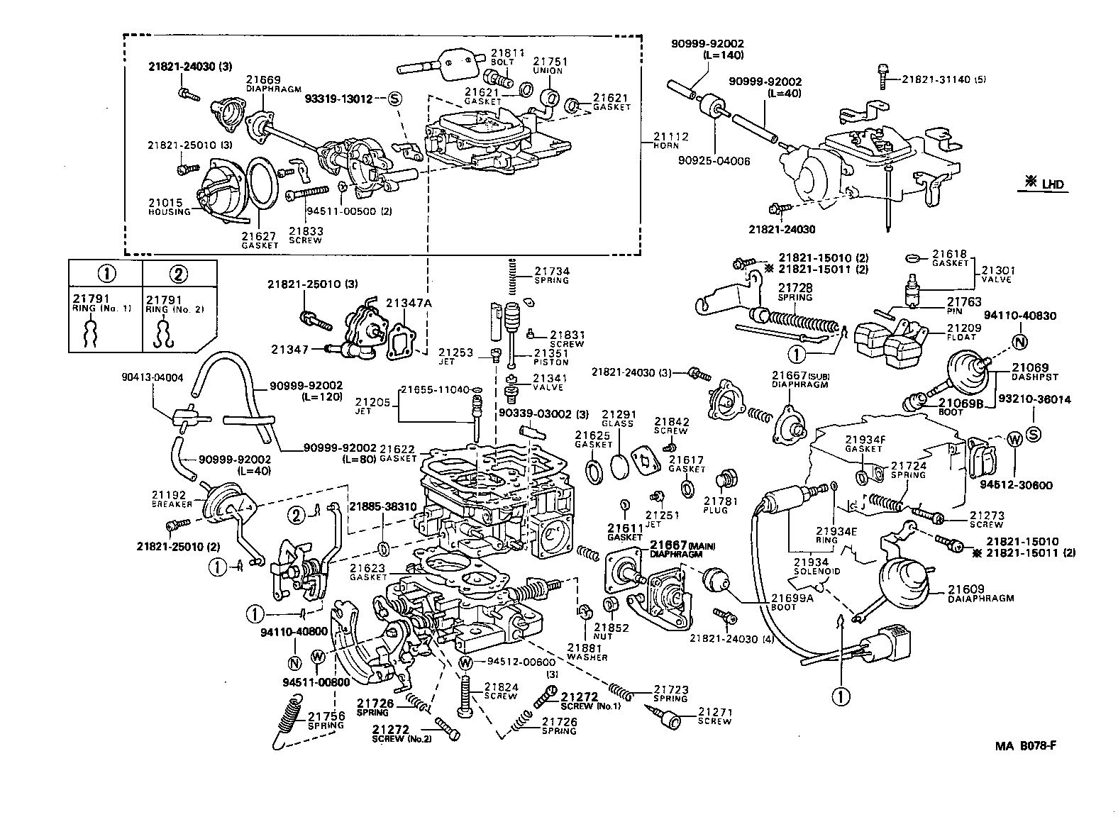21723-38331 SPRING, THROTTLE ADJUSTING product image
