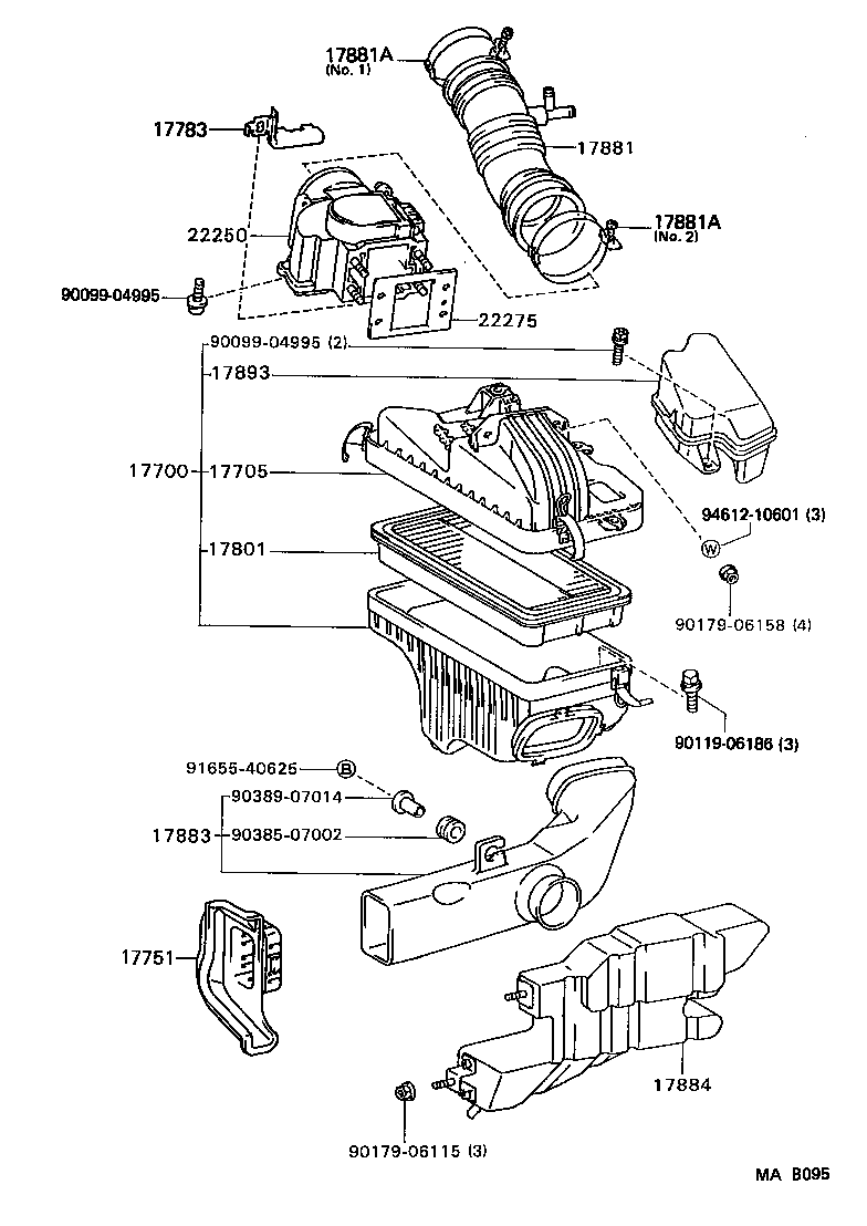 17705-62020 CAP SUB-ASSY, AIR CLEANER product image