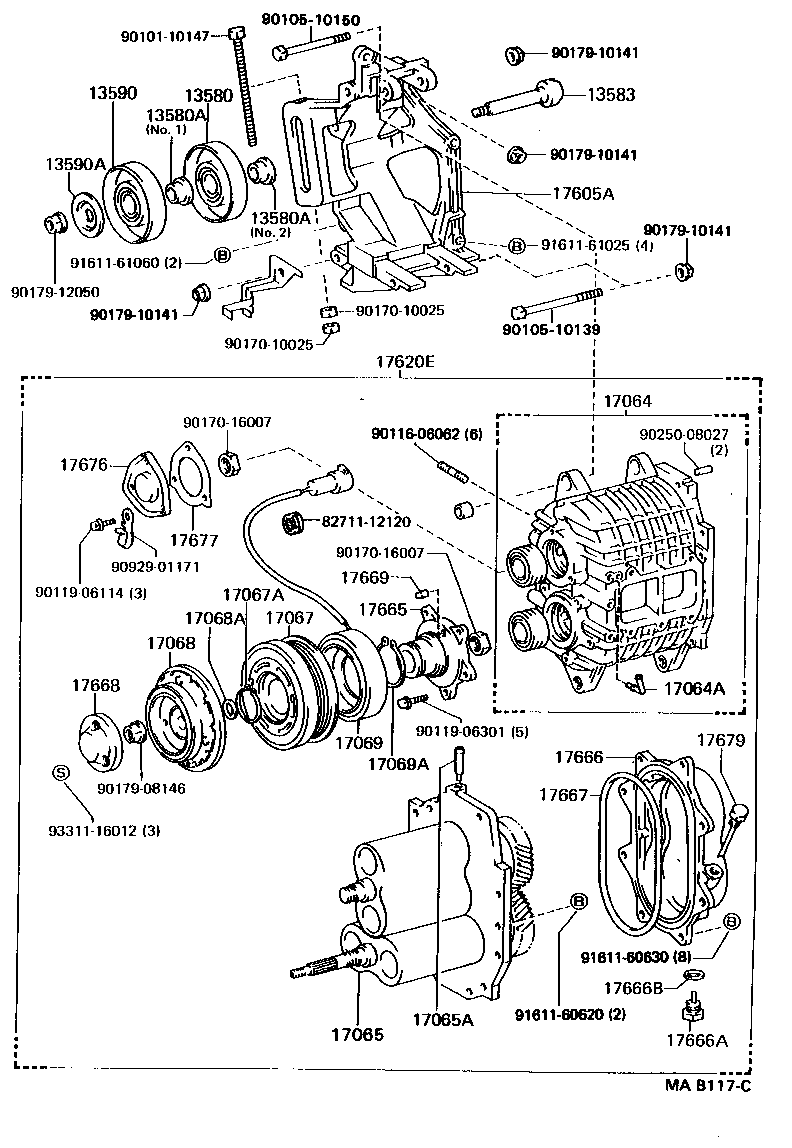 17069-70010 STATOR SUB-ASSY, CLUTCH product image