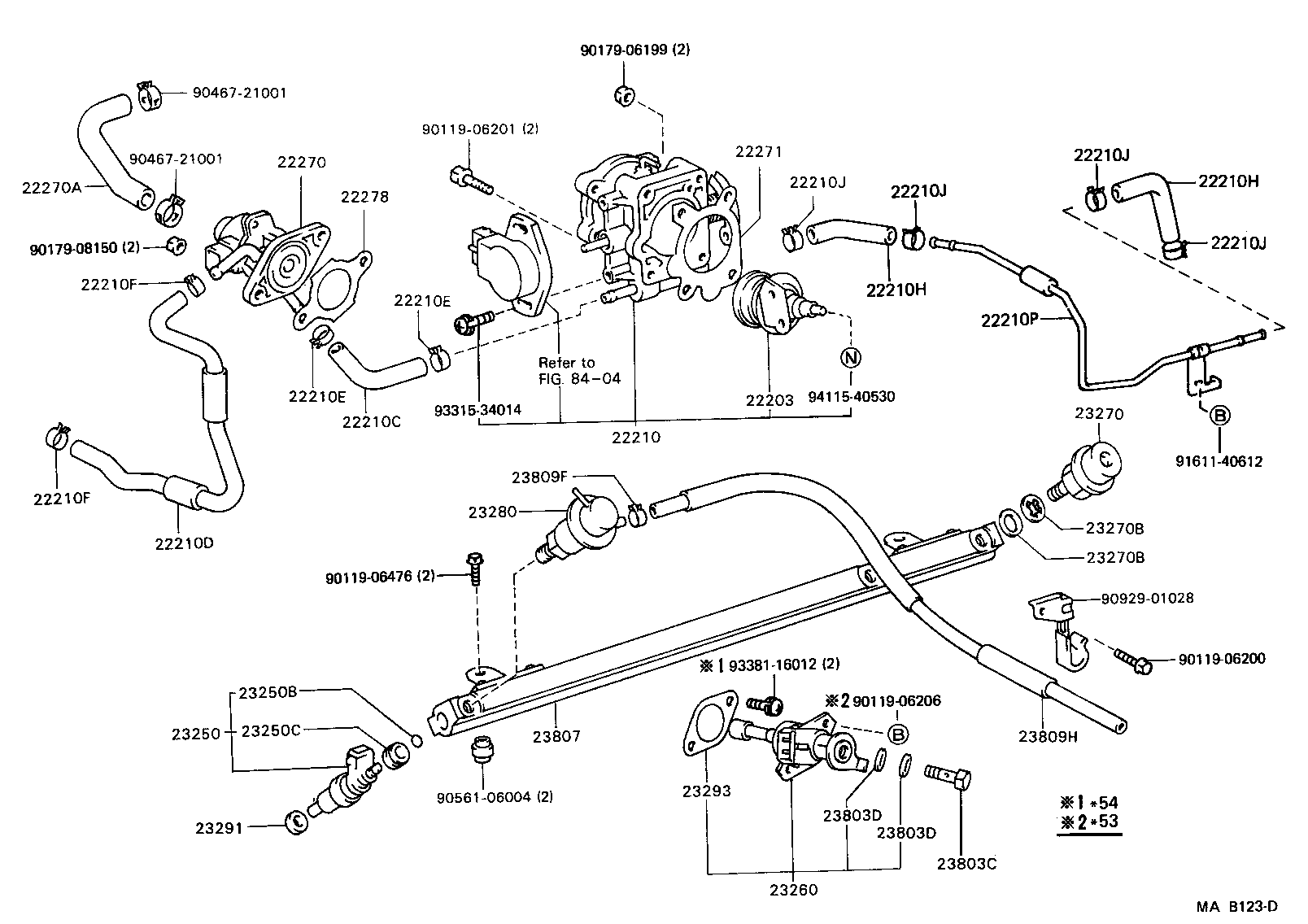 22271-74062 GASKET, THROTTLE BODY product image