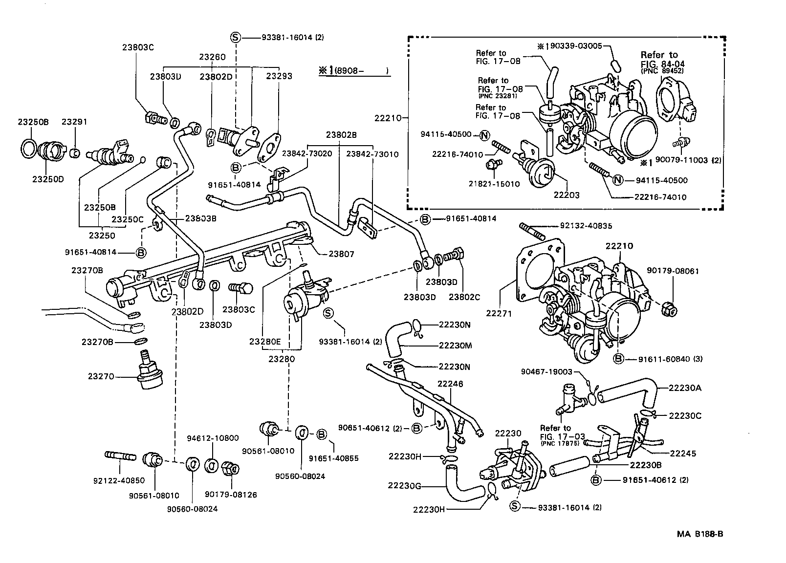 22210-73041 BODY ASSY, THROTTLE product image