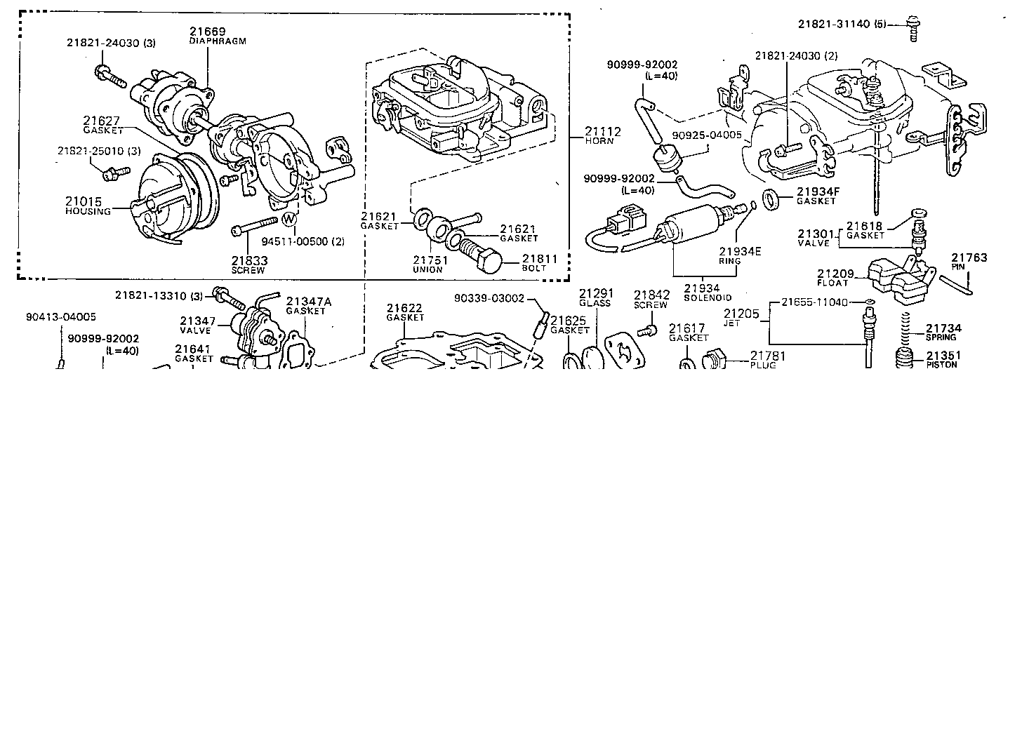 21062-73100 SOLENOID, THROTTLE VALVE product image