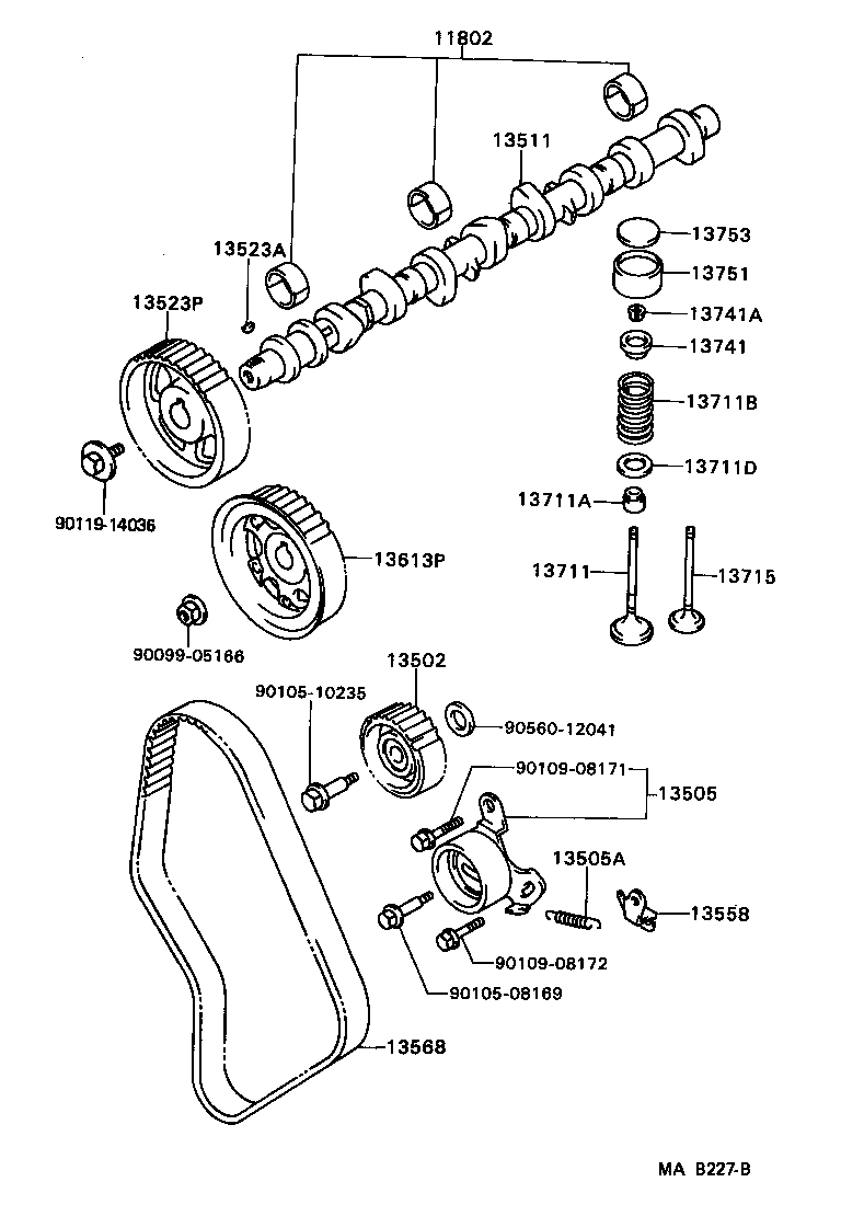 13715-70060 VALVE, EXHAUST product image