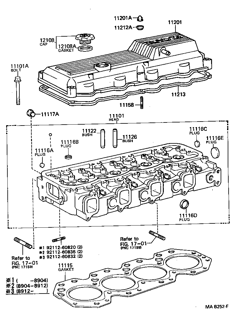 11101-35040 HEAD SUB-ASSY, CYLINDER product image