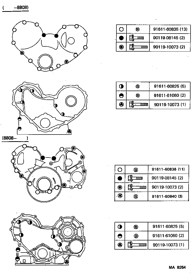 31111-60150 COVER SUB-ASSY, FLYWHEEL HOUSING product image