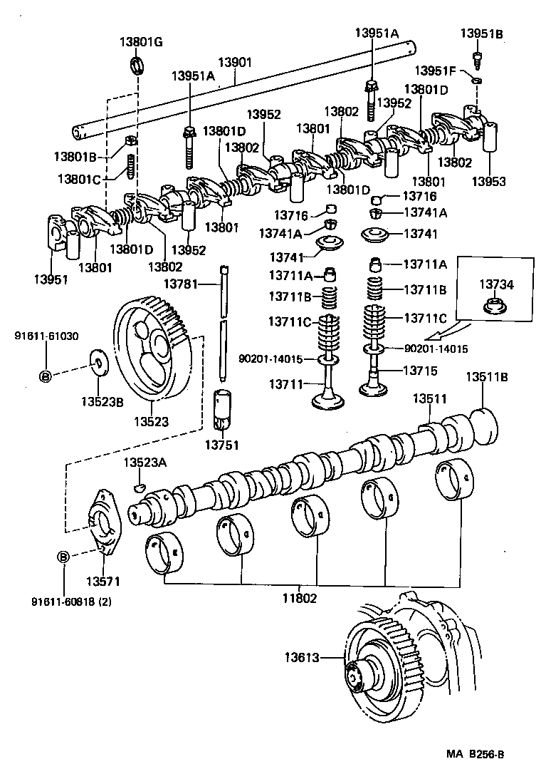 13511-56050 CAMSHAFT product image