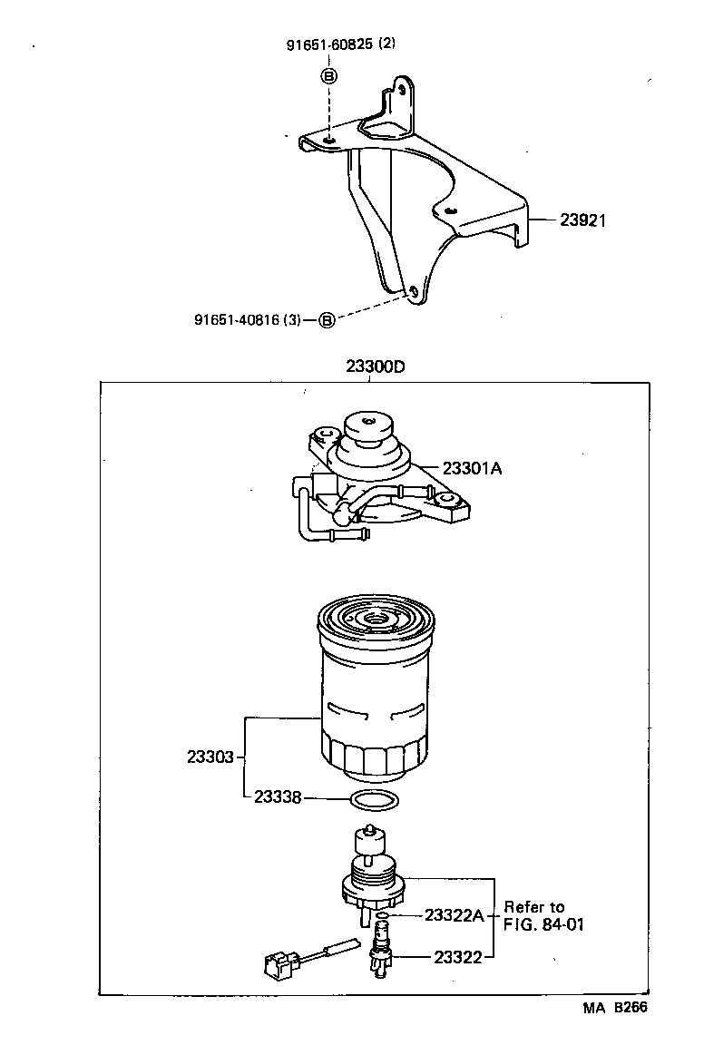 23921-58010 SUPPORT, FUEL FILTER product image