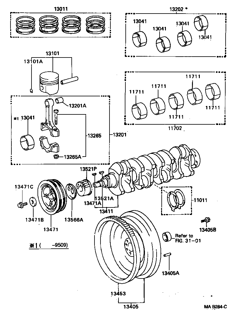 13041-64070 BEARING, CONNECTING ROD product image