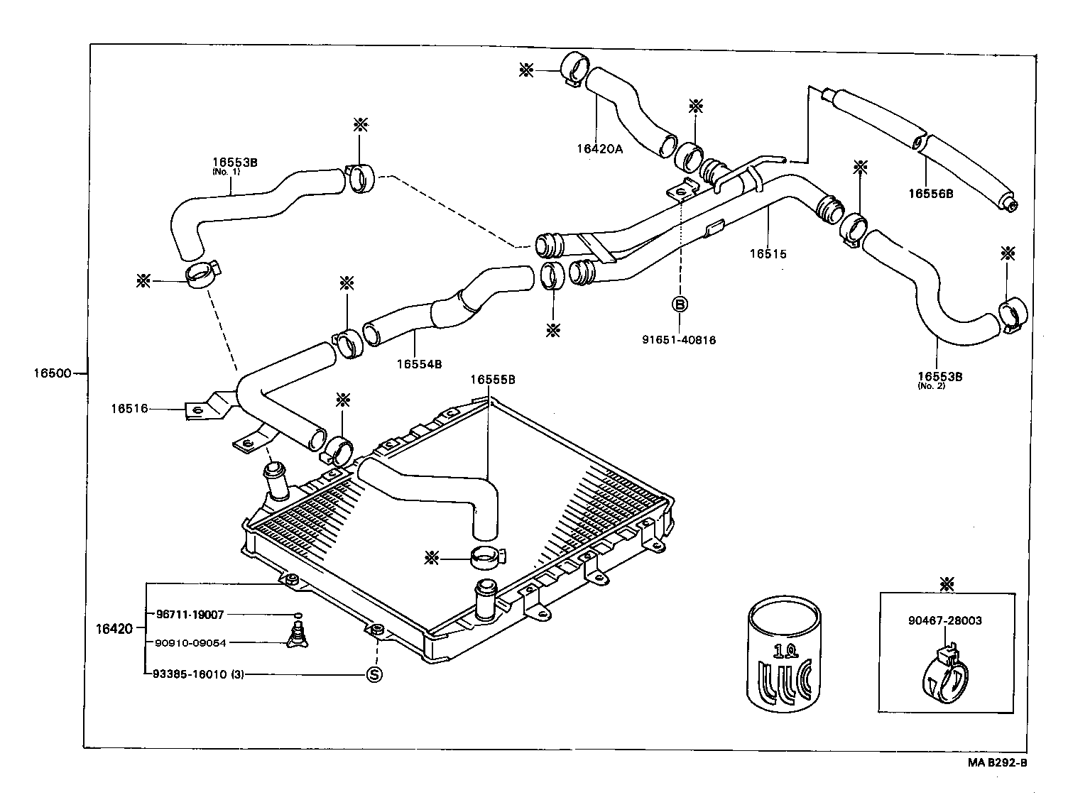 16400-64512 RADIATOR ASSY product image