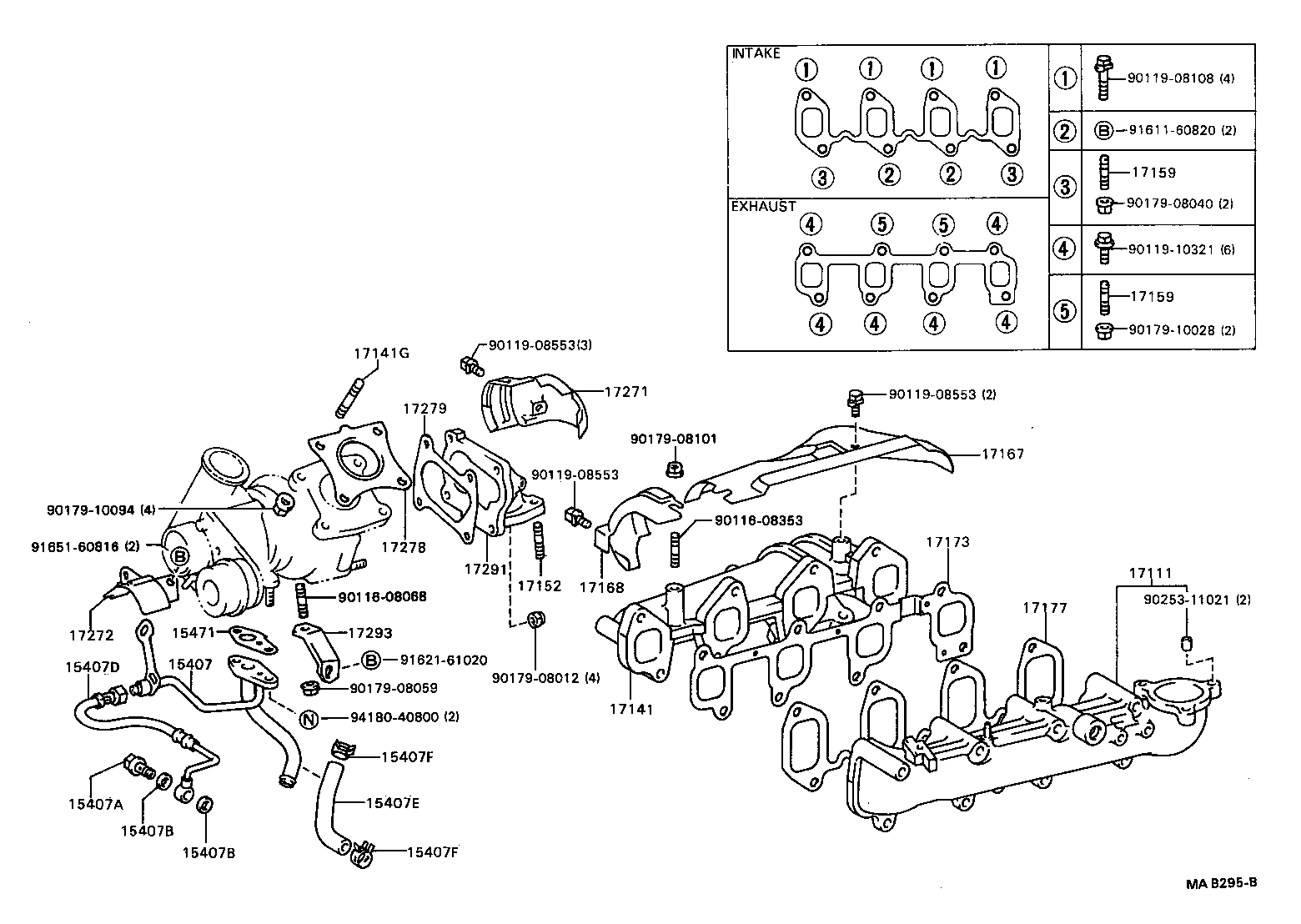 17101-64091 MANIFOLD, INTAKE product image