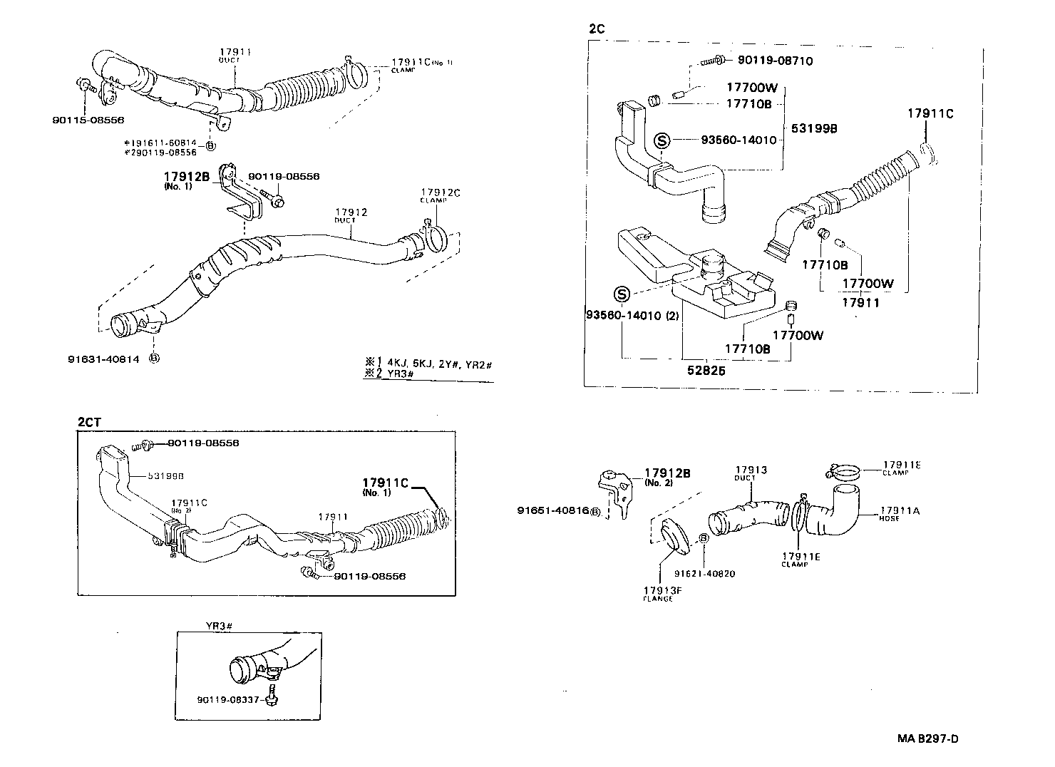 52820-87006 DUCT, COOL AIR INTAKE, NO.2 product image