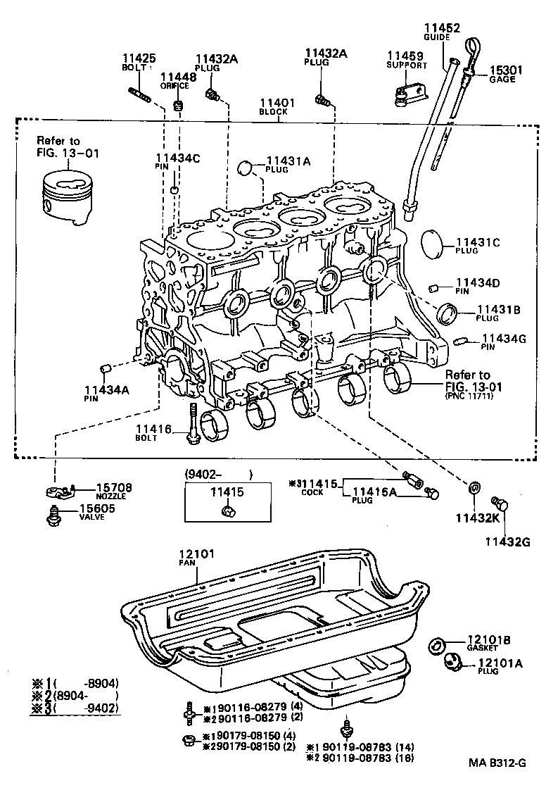 Toyota 12101-54112 PAN SUB-ASSY, OIL
