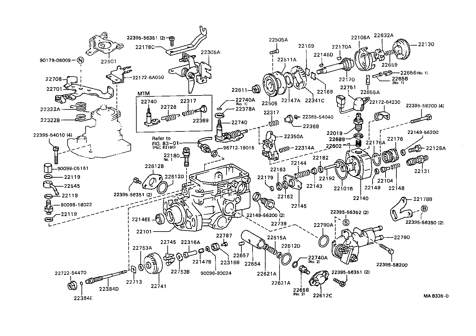 22178-6A750 BRACKET SUB-ASSY, IDLE UP product image