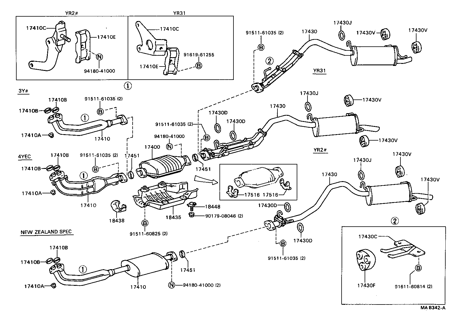 18450-72030 CONVERTER ASSY, W/CATALYST product image