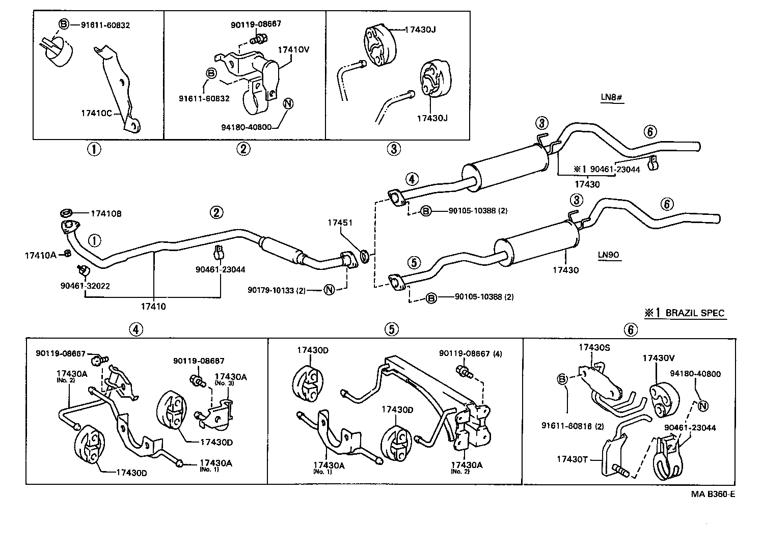 17430-3D041 PIPE ASSY, EXHAUST, TAIL product image