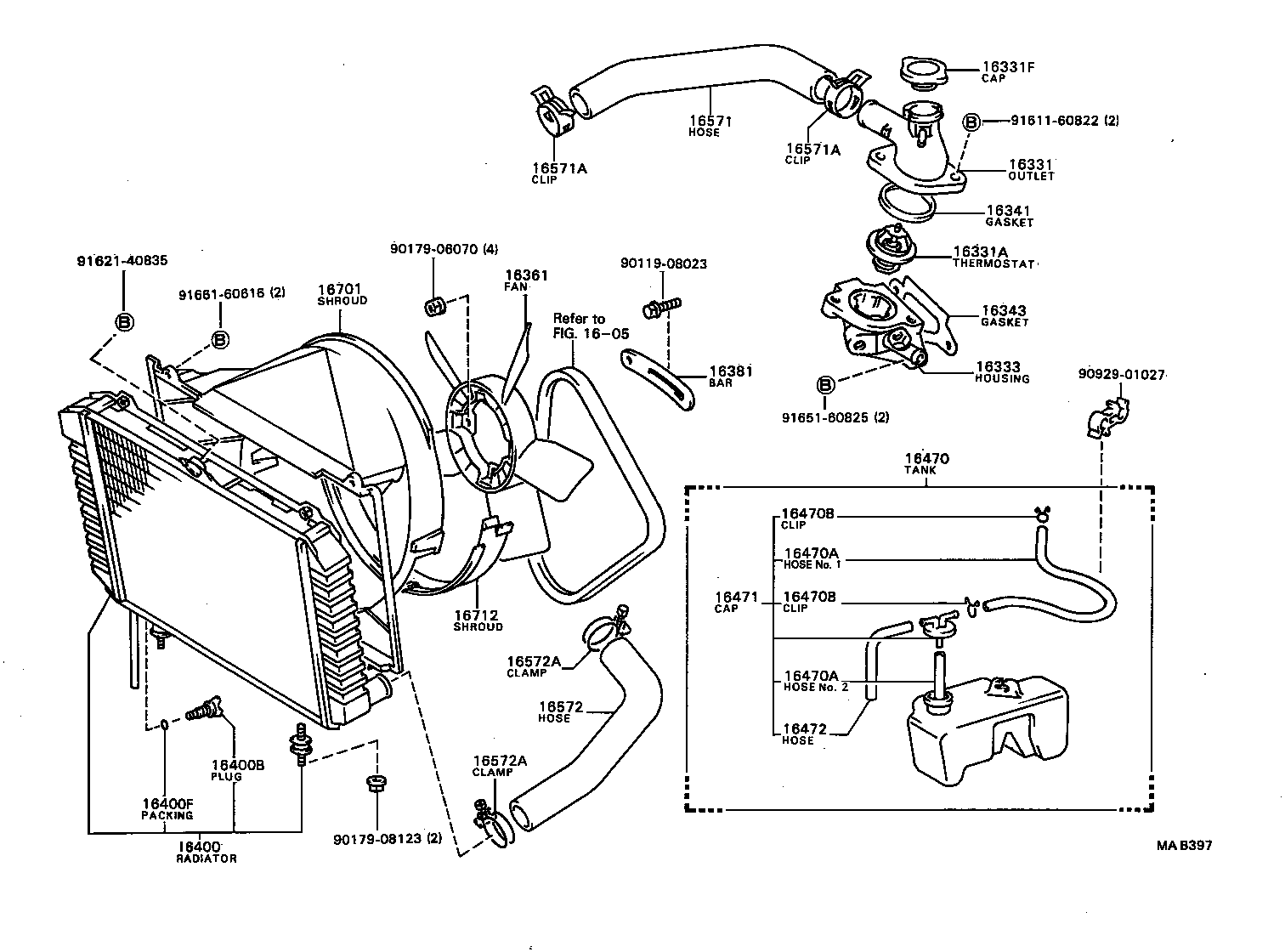 16400-64512 RADIATOR ASSY product image