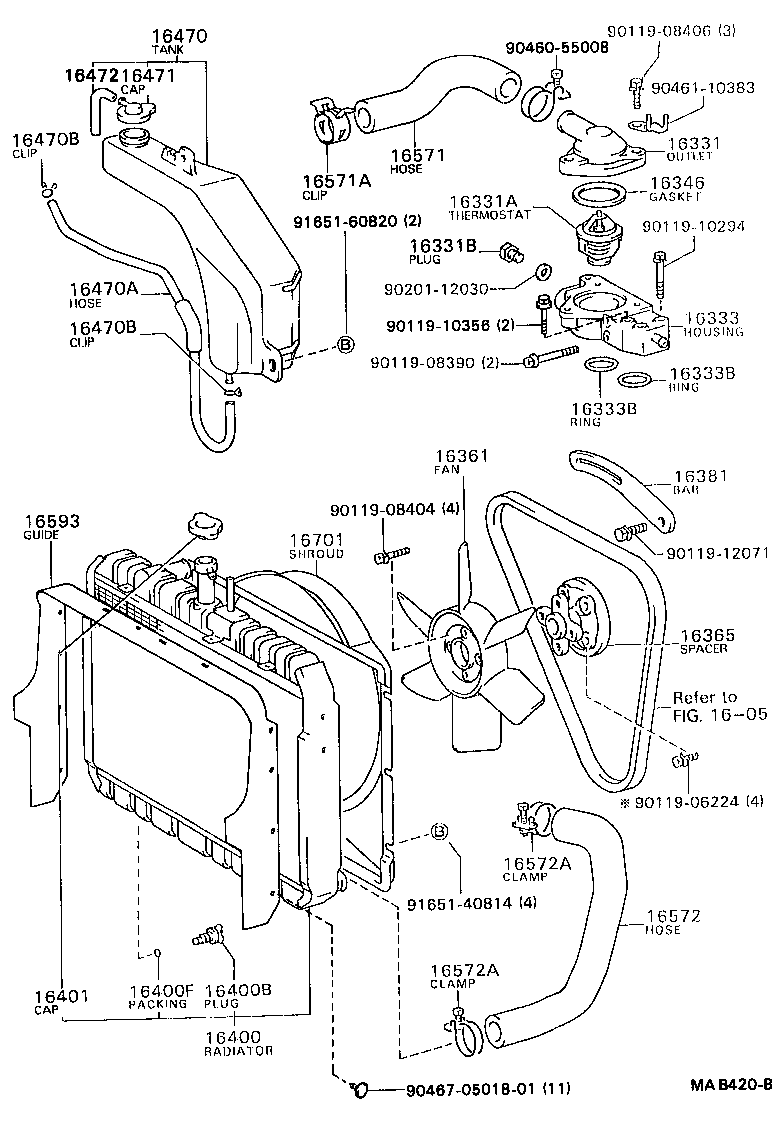 16701-73022 SHROUD SUB-ASSY, FAN product image