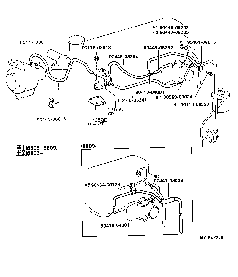 17325-73011 BRACKET, AIR VALVE product image