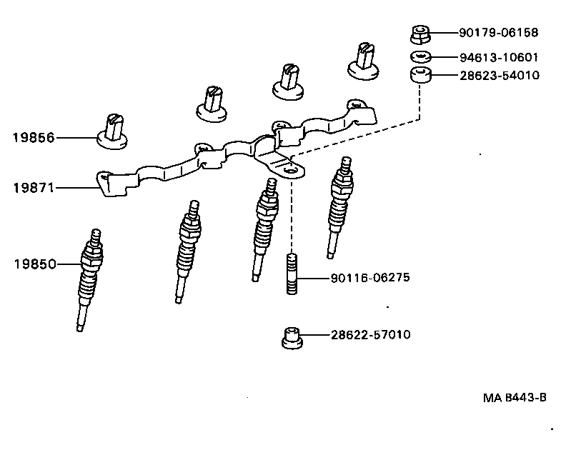 19871-18010 CONNECTOR, GLOW PLUG NO.1 product image