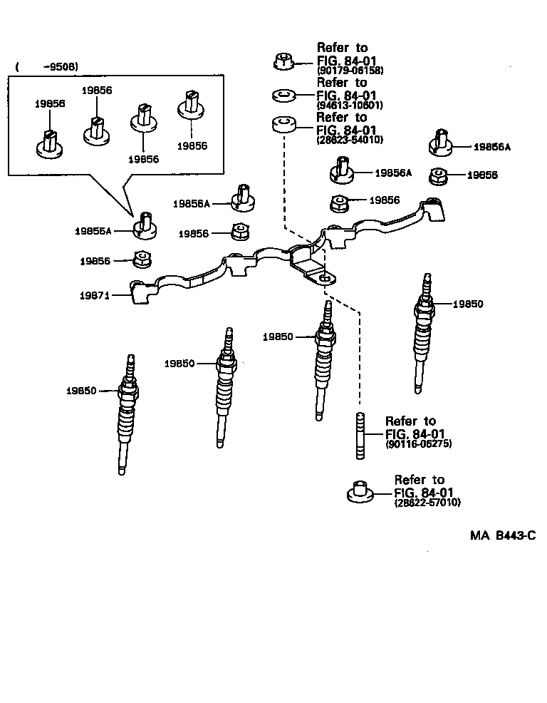19968-66010 BRACKET, IGNITION COIL product image