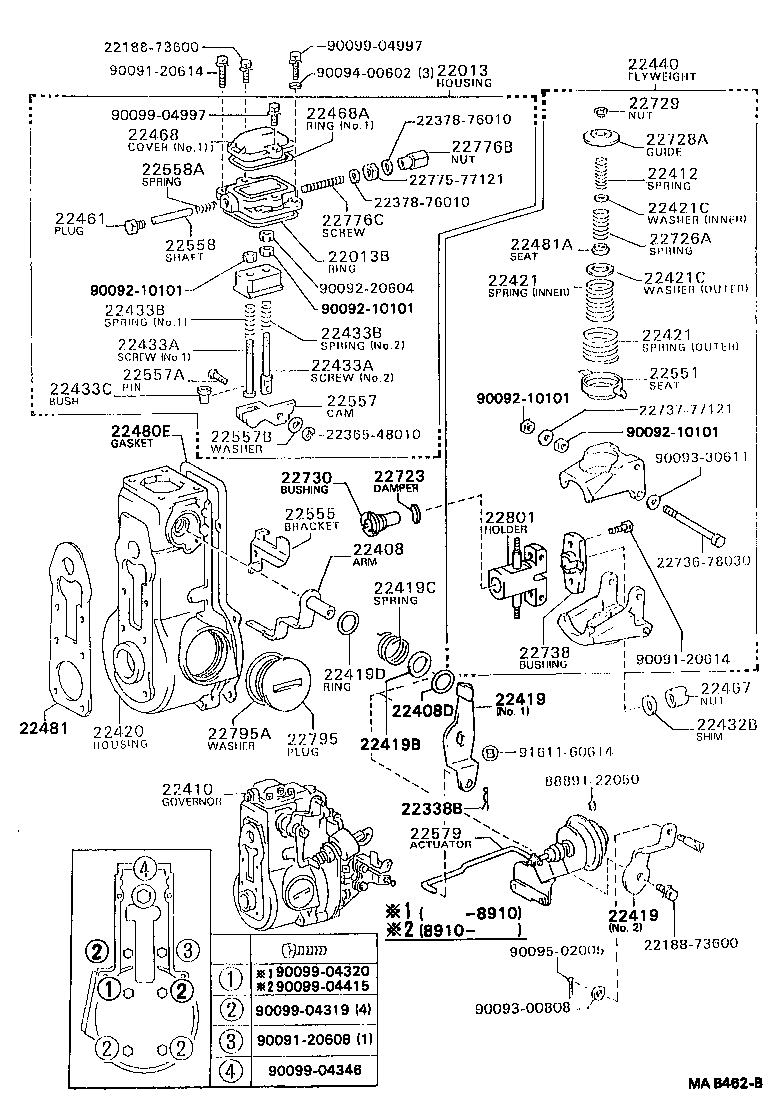22017-78140 HOUSING SUB-ASSY, MECHANICAL GOVERNOR product image