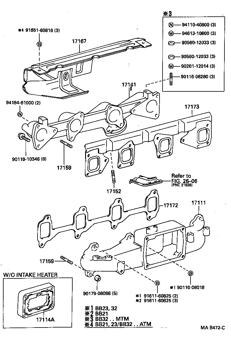 17111-68041 MANIFOLD, INTAKE product image