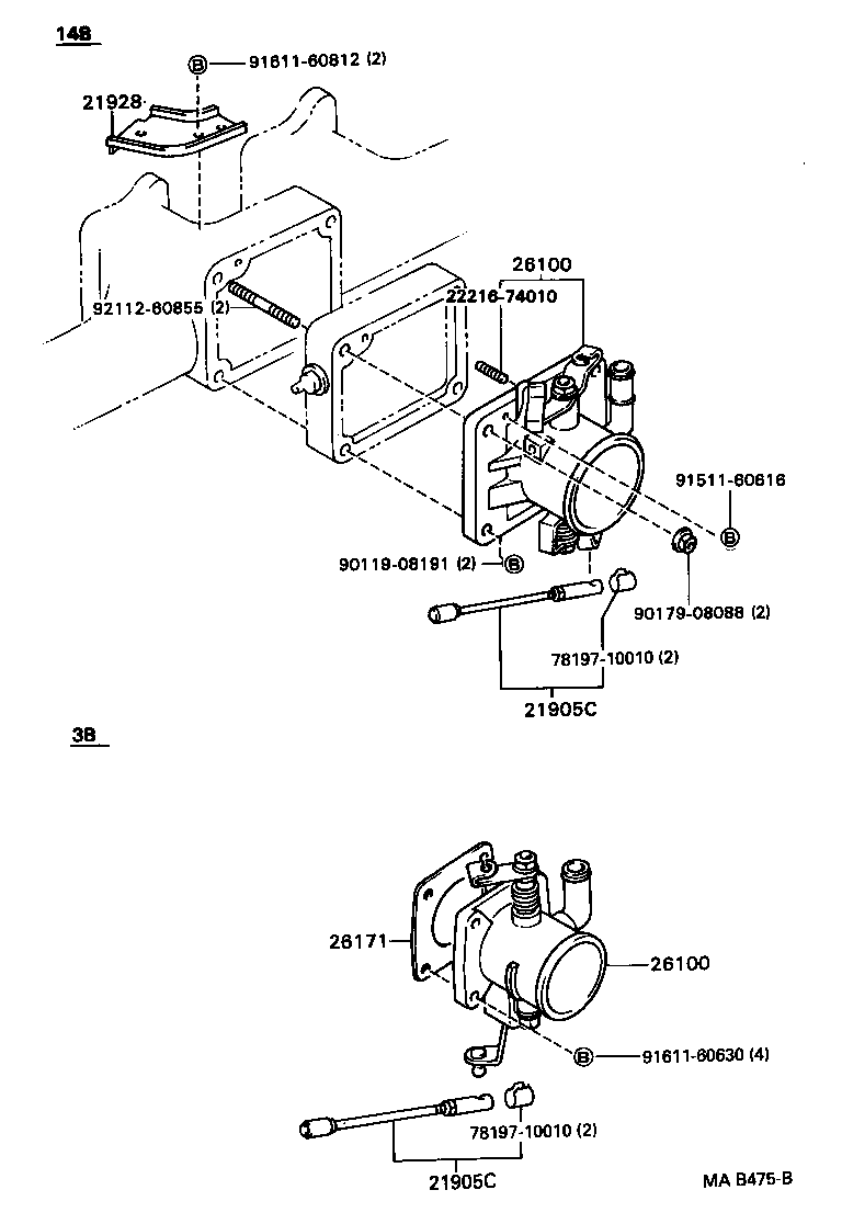 21928-58030 SUPPORT, THROTTLE WIRE product image