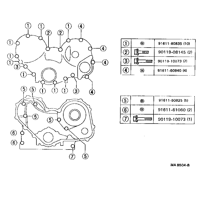 11302-56061 COVER SUB-ASSY, TIMING CHAIN OR BELT product image