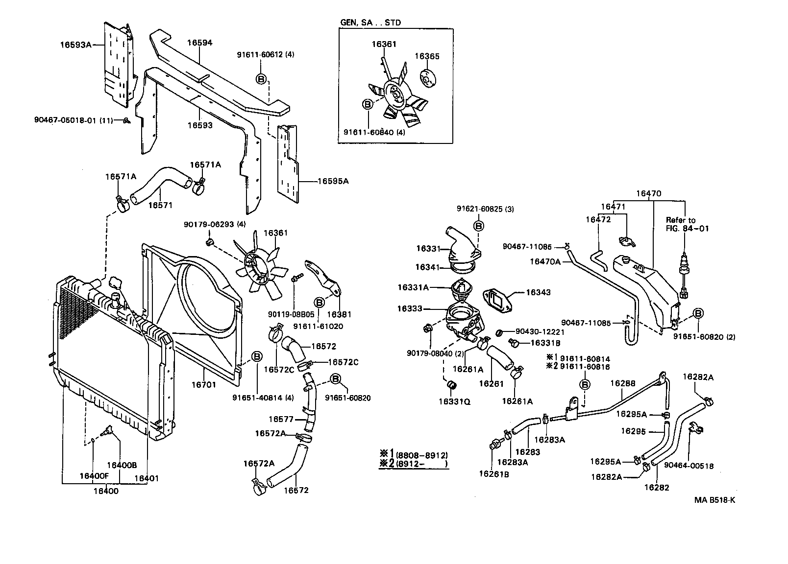 16333-58040 HOUSING, WATER OUTLET product image