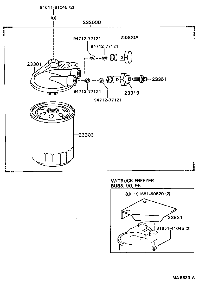 23921-56040 SUPPORT, FUEL FILTER product image