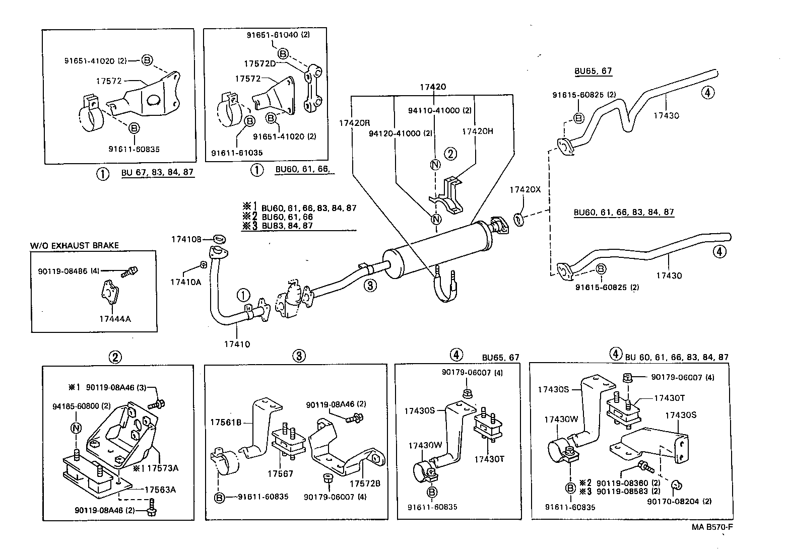 17405-58300 PIPE ASSY, EXHAUST, TAIL product image