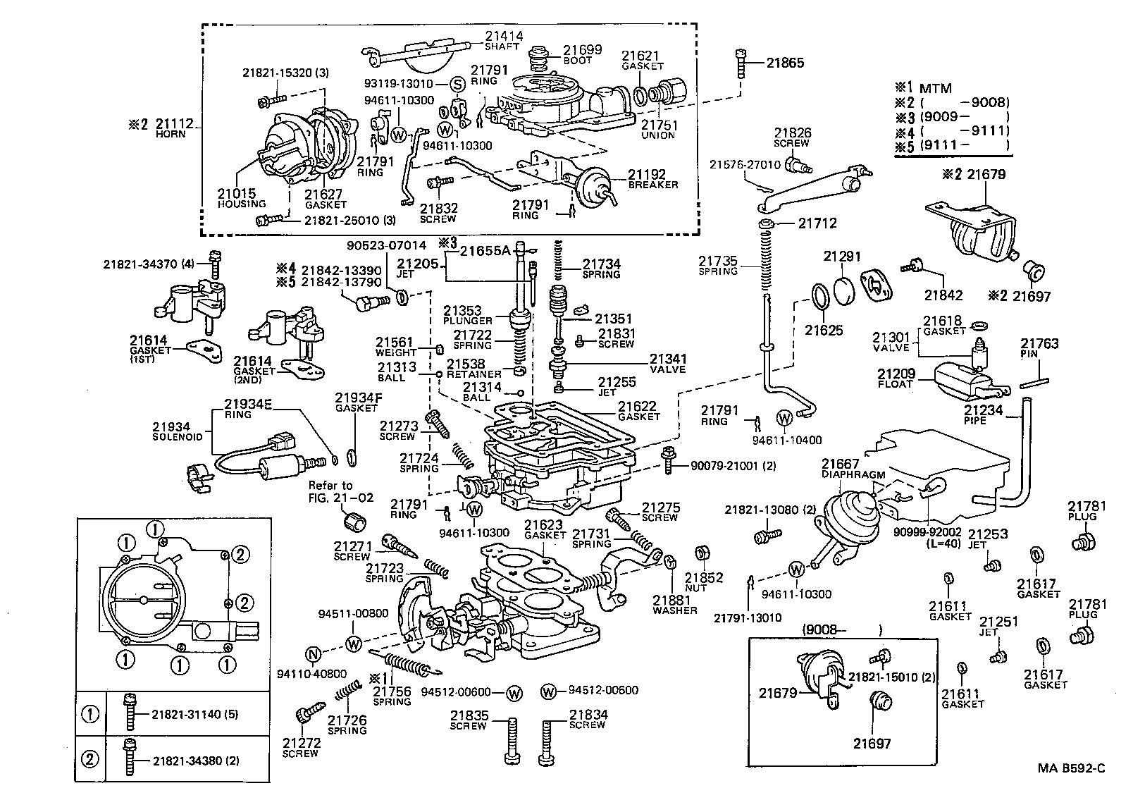 21015-13730 HOUSING SUB-ASSY, COIL product image