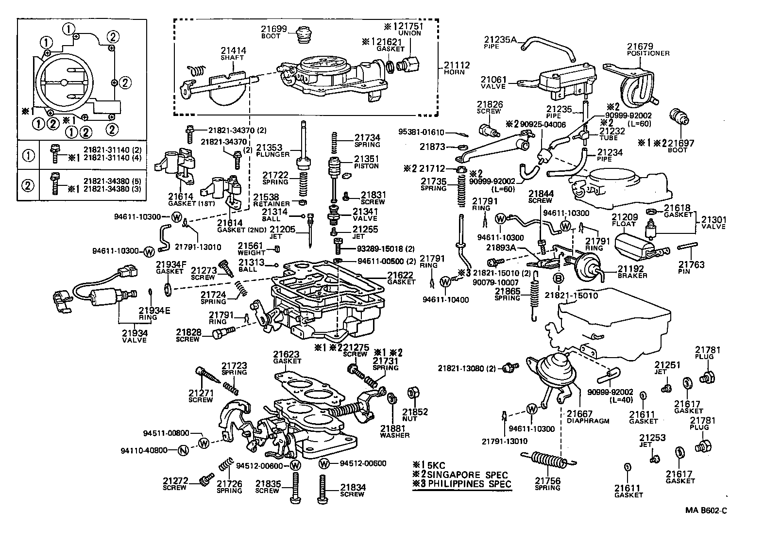 21062-73430 SOLENOID, THROTTLE VALVE product image