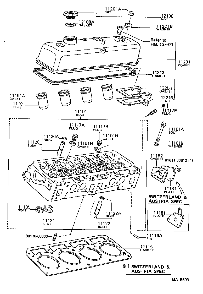 11115-13041 GASKET, CYLINDER HEAD product image